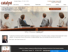 Tablet Screenshot of catalystinsurancesystems.com
